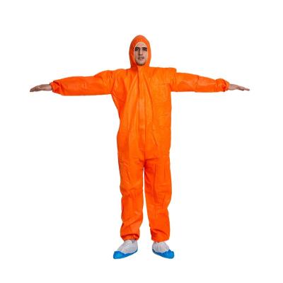 China Mainly used in Hospital Personal Equipment Chemical Clean Room Suit Hazmat Disposable Clothing for sale