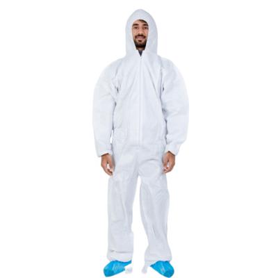 China Mainly used in Hospital SF Microroporous 55gsm protective paint spray suits safety work general disposable coveralls for sale