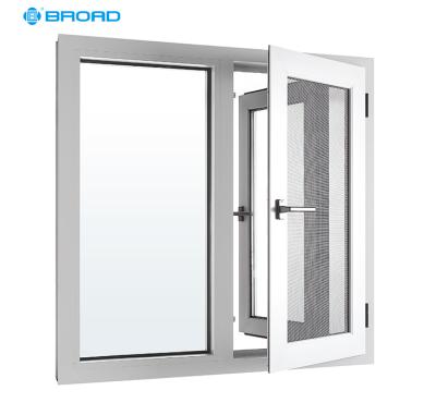 China Latest Swing Design Aluminum Frame Double Hung Window for sale