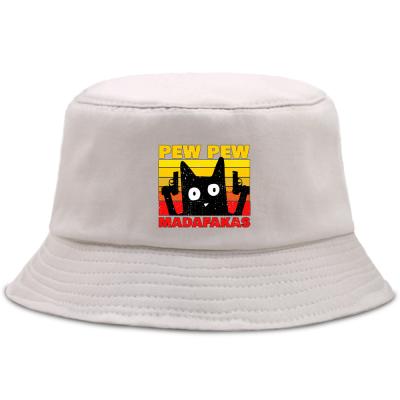 China Drop Shipping Casual Fisherman Hats Cotton Mesh Inner Bucket Hats Bulk Panama Simple Unisex Colorful Hat for sale