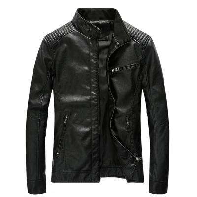 China New Arrival Winter Vintage Coats Motorcycle Riding Biker Motorcycle Viable Slim Faux Leather Men Leather Jackets for sale