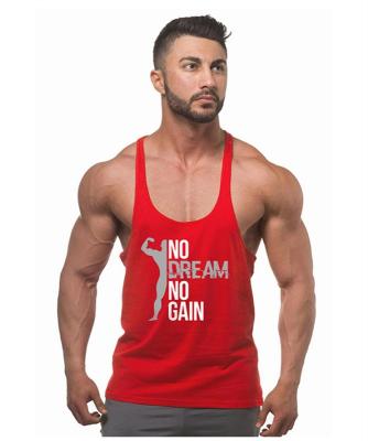 China QUICK DRY Custom Logo Sleeveless Cotton Vests Bodybuilding Vest Man Workout Vest for Men Underwear for sale