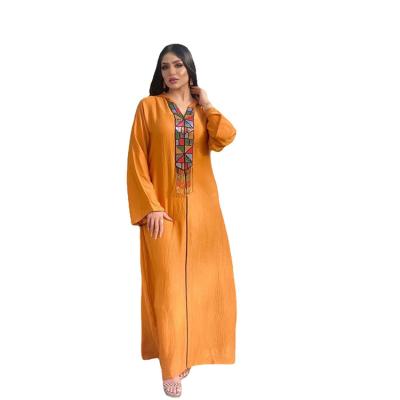 China Wholesale Abaya Kaftan Dress Plus Size Islamic Clothing Muslim Abaya Dresses CQ003 for sale