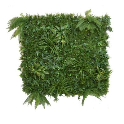 China Factory Wholesale Price Artificial Hedge Fake Cipher Grass Plant Greenery Wall Decoration for sale