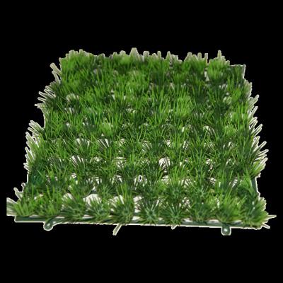 China 25*25cm Plant Garden Backyard Fence Greenery Wall Artificial Wall Hanging Plant Green Grass Wall for sale