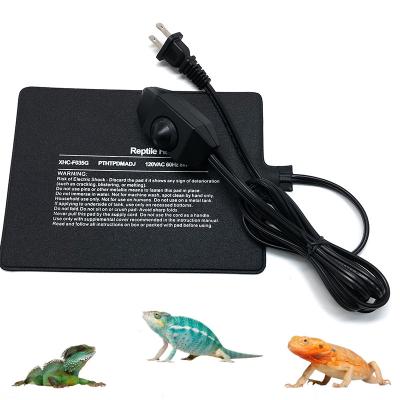 China Sustainable Factory Price Terrarium Reptiles Heat Mat 5-45W Climbing Pet Heating Warm Pad Adjustable Temperature Controller Incubator Tools for sale