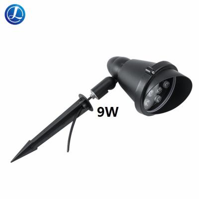 China LANDSCAPE 9W LED Spike Flood Light For Landscape Lighting Variable RGB Color Or Single Color Waterproof IP65 for sale