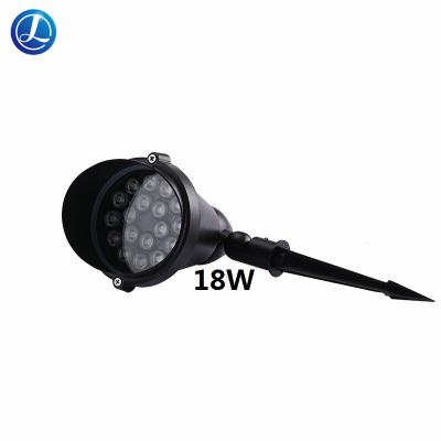 China Outdoor 18W LANDSCAPE Spike Led Spotlight For Tree Lighting Waterproof IP65 Input AC 85-265V DC 24V for sale