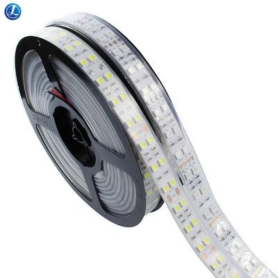 China Silicone Tube LANDSCAPE 5050 LED Strip Light Double Row LED 120LED/meter 5m/roll Waterproof IP67 DC 12V for sale