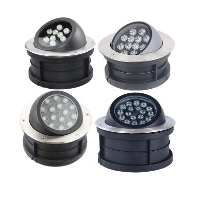 China Garden Fashin Design 6W 9W 12W 15W 18W Adjustable Led Stainless Steel Underwater Light for sale