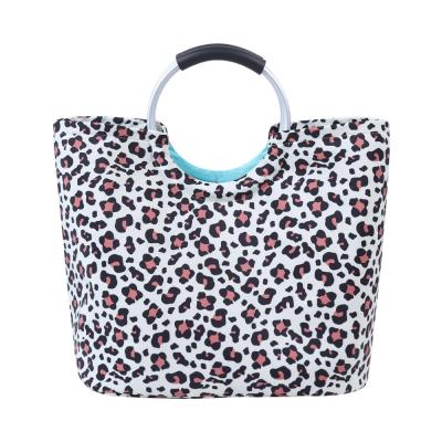 China Waterproof Custom Insulated Cooler Bags Fun Leopard Monogrammed Waterproof Party Animal Loopi Tote Bag for sale