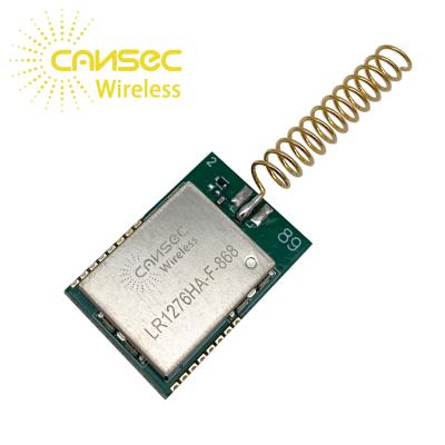 China Wireless Smart Home IoT Solution Long Range Sub-1 GHz LoRa Module Cansec LR1276HA-F SEMTECH SX1276 IMLTRT 434M/470M/868M/915M IoT for sale