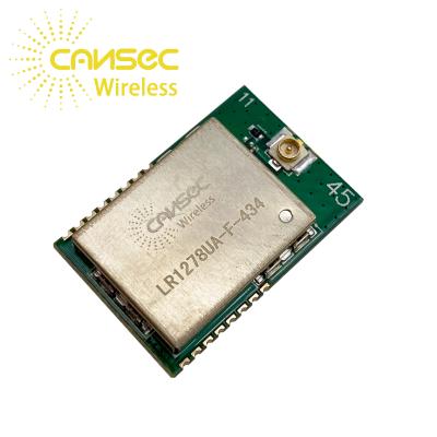 China LR1278UA-F SEMTECH SX1278 IMLTRT mini IoT home IoT solution long range transmission lora smart wireless module for sale