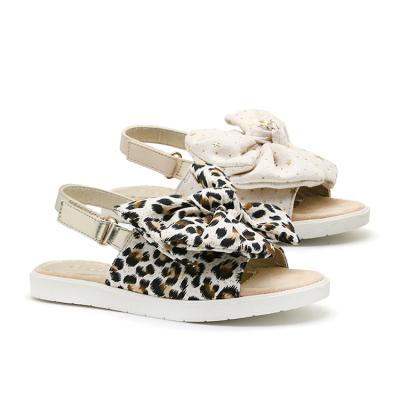 China Quick-Drying Kids Girls Sandals Children's Leopard Print Sandal Shoes For Little Girls for sale