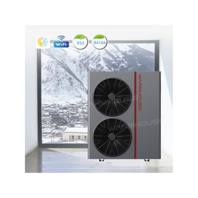 China Outdoor R32 Degree Evi Inverter Heating Cooling A+++ Scop -25 Low Ambient Evi Air Source Full Scroll 22kw DC Inverter Heat Pump for sale