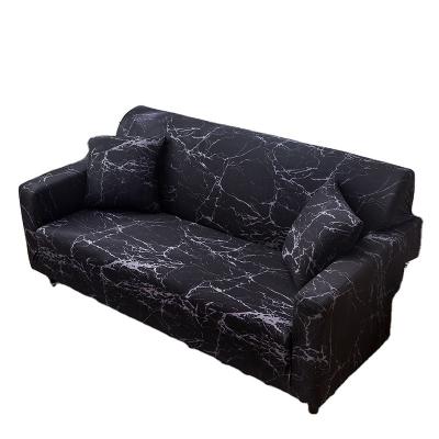 China Modern Stretch Sofa Cover, HOTNIU Universal Elastic Furniture Loveseat Black Protector With One Free Pillowcase for sale