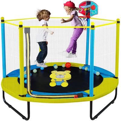 China Rebounder Safe Trampolines Customized Outdoor High Quanlity Trampoline For Kid With Safe Net for sale