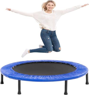 China Guarantee Quality Fitness Accessories Indoor Round Safety Material Safe Mini Jumping Bed Trampoline for sale