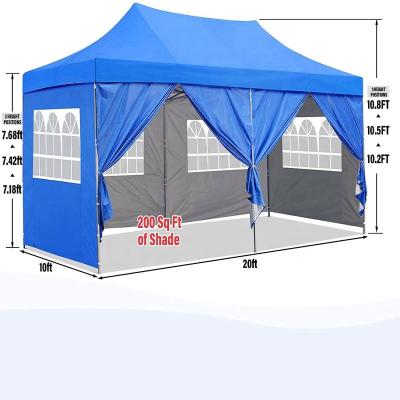 China Modern Durable Hot Sale Metal Frame Gazebo Waterproof Furniture Europe Australia Gazebo With Sides Awnings Gazebo for sale