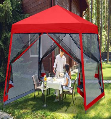 China Modern Furniture Accessories Four Corners 11ft*11ft Complete Outdoor Waterproof Romantic Garden Gazebo For Date for sale