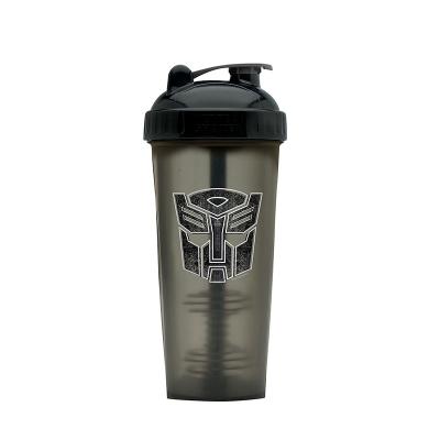 China Viable Protein Plastic Logo Mesh Gym Bubble Tea Shaker Cups Big Ice Customized for sale