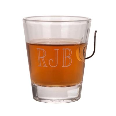 China Real 0.308 Viable 2oz Hand Blown Bullet Handmade Incorporated Original Shot Glasses For Gift for sale