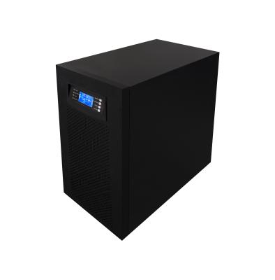 China Financial 3 in / 3 out for industrial inductive load 10kva 15kva 20kva ups power rack with 2 hour backup for sale