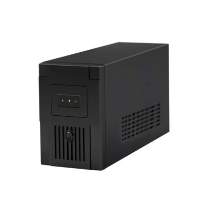 China Hot Sale 1000VA600W COMPUTER ECSUN Offline UPS for PC, Monitor, ADSL, POS, Home, Appliance with LCD Te koop