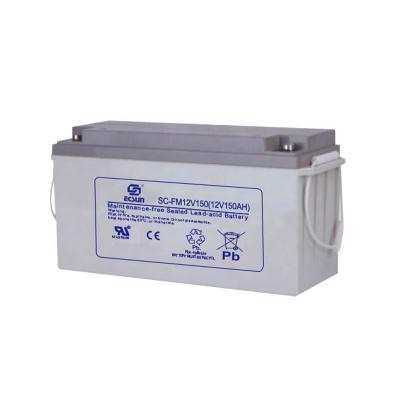 Κίνα 40â „ ƒ (104 Â ° F) 106% ISO9001 GEL Battery 12V Rechargeable Solar Battery 12V 150ah προς πώληση