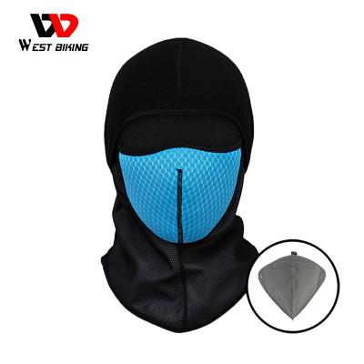 China Cycling Warmer WESTERN BIKING Windproof Thermal Ski Bike Face Cover Balaclava Fleece Hood Anti-dust Neck Cover for sale