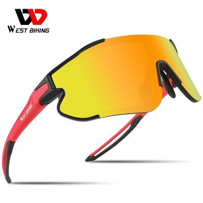 China Sports Sun Glasses WEST CYCLING Sunglasses Road Bike UV400 Cycling Eyewear MTB Mountain Bike Glasses Photochromic Cycling Glasses for sale