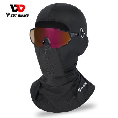 China Quick Dry WEST BIKING Comfortable Riding Silk Breathable Cycling Cycling Face Mask Windproof Face Mask Outdoor Sport Headgear Bike Ride Face Mask Ice Mask for sale