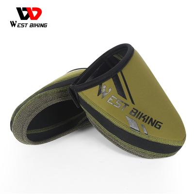 China WESTERN BIKING Anti-Slip Zipper Motorcycle Windproof Half Shoes Cover Outdoor Rainproof Shoes Cover Waterproof Bicycle Cycling Shoes Cover for sale