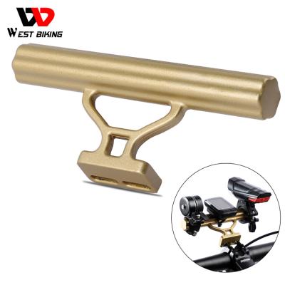 China Lightweight WESTERN BIKING Bike Handlebar Supplement Flashlight Holder Handle Bar Bicycle Accessories Supplement Mount Bracket Cycling Supplement for sale