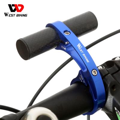 China WESTERN CYCLING Lightweight Bike Handlebar Supplement Bicycle Light Bell Computer Handle Bar Mount Carbon Fiber Alloy Bicycle Grip Bar Supplement for sale