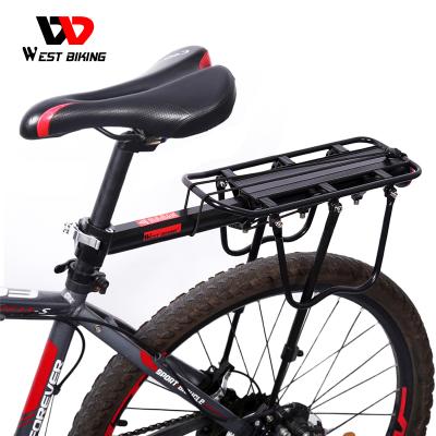 China Outdoor Bike Racks Bike WESTERN BIKING Racks Luggage Bicycle Accessories Equipment Bike Rack Footstock Brake Mountain Rear Bicycle Rack for sale