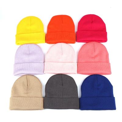 China 2022 Yiwu JOINT fashion winter warm knitted custom women's hat child fashion for women and men beanie wholesale for sale