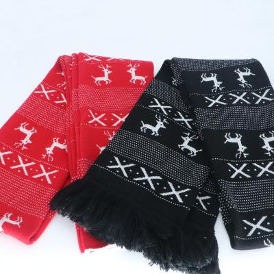 China Customized Men's and Women's Long New Winter Tassel Comfortable Warm Scarf for sale