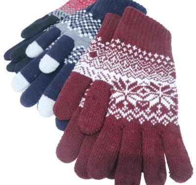 China Winter Student Pattern Mittens Cycling Writing Mittens Plush Thickened Warm Mittens for sale