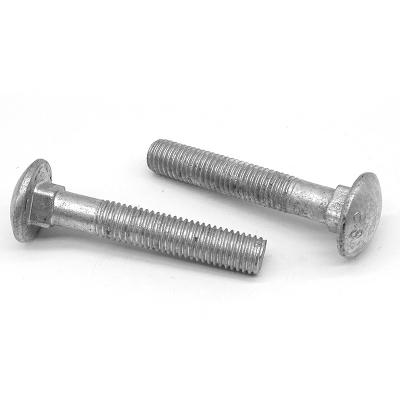 China Carriage Bolt M4 M6 M8 M10 Steel Half Thread Carriage Bolt DIN603 High Quality Carbon Steel for sale