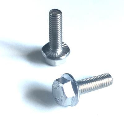 China Stainless Steel 8x25 Hex Head Bolt With 2 Flange Bolt Flange Housing Bearing for sale