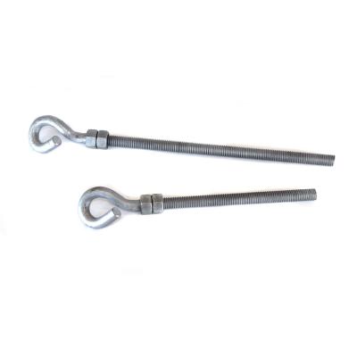 China Steel Hog Tail Bolt Braid Hook Bolts Screws for sale