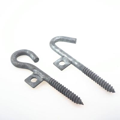 China Steel Eye Hook Screws With Shoulder Open Eye Screw Hanging Screws for sale