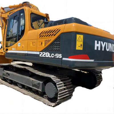 China Used Hyundai R220-9s Backhoe Bucket 22 Ton Digger With Low Price For Sale 1mÂ ³ for sale