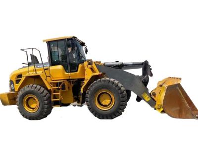 China Hot selling used construction material stores VOLVO L105 wheel loader hydraulic front loader 5 ton at low price for sale