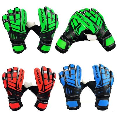 China Custom Comfortable Latex / Rubber Hand Protection Goalkeeper Gloves Soccer Goalkeeper Gloves for sale