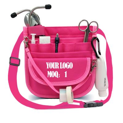 China Custom Size Portable Multifunctional Colorful Medical Bag Water Proof Logo Colorful Nurse Pack Bag for sale