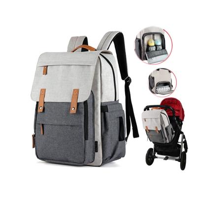 China 2021 Multifunctional Baby Diaper Insulation Diaper Diaper Bag OEM Mummy Bag Picnic Backpack Waterproof Fashion Anti-theft Travel Custom for sale