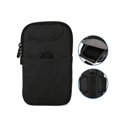 China 2021 Customs New Function Phone Wallet Oxford Cloth Anti-theft Multi Card Bag Water Resistant Outdoor Buckle Hung Small Coin Purse for sale