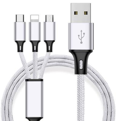 China Camera C Data Cable 2021 Trend Wholesale C 3 In 1 Tester Micro Usb Data Cable for sale